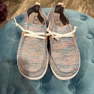 Azure Coral,  Hey Dudes, size 8